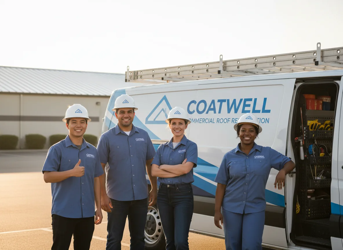 Commercial roof coating company in Hydetown, PA